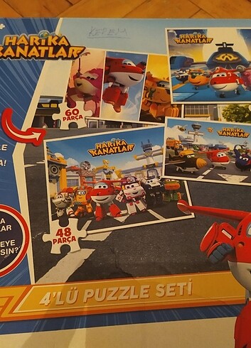  Beden Harika kanatlar Puzzle set 