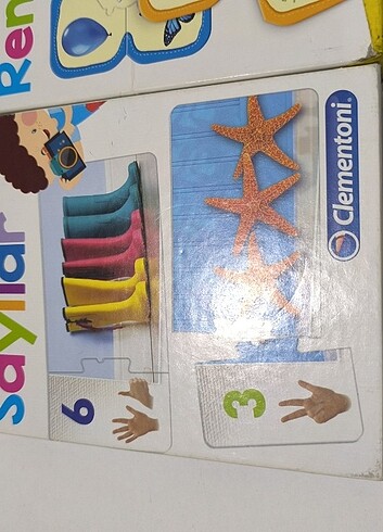 Beden Bebekler için ilk renkler ve sayılar kartları