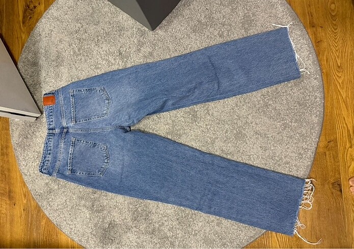 m Beden Zara z1975 fit yüksek bel jean