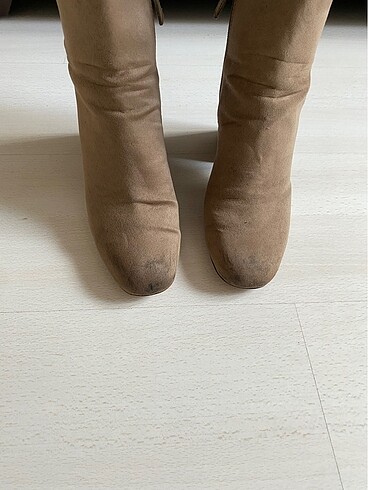 36 Beden Bershka Süet Nude Bot