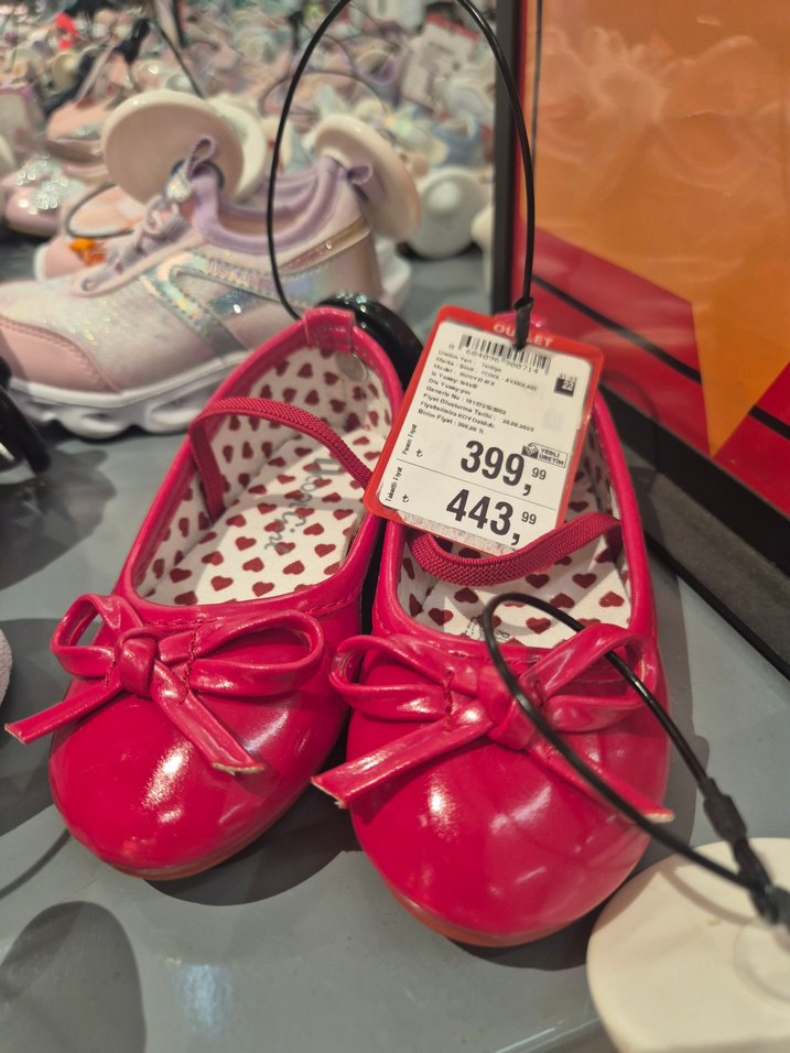 21 numara babet lcw Kız Çocuk Kırmızı Ayakkabı - Görsel 2