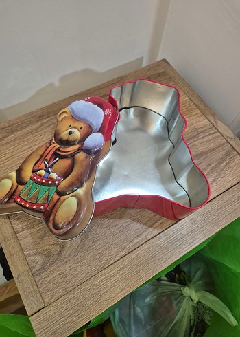 Kahverengi Ayıcıklı Oyuncak Kutusu metal kutu - Görsel 3