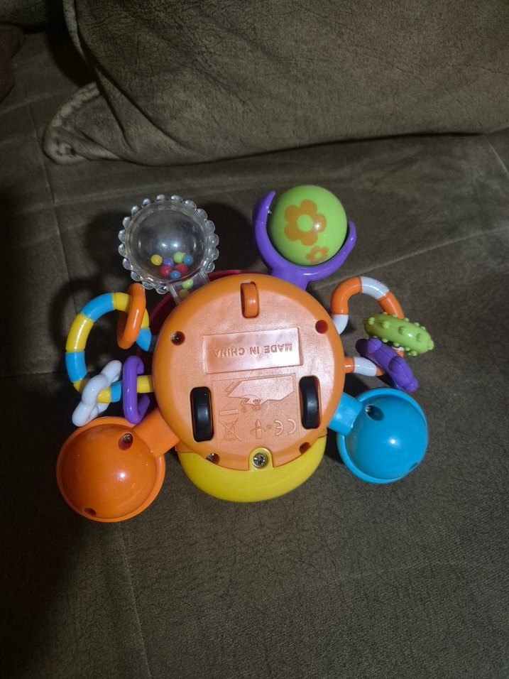 Renkli Uğur Böceği Diş Kaşıyıcı ve Çıngırak - Görsel 3