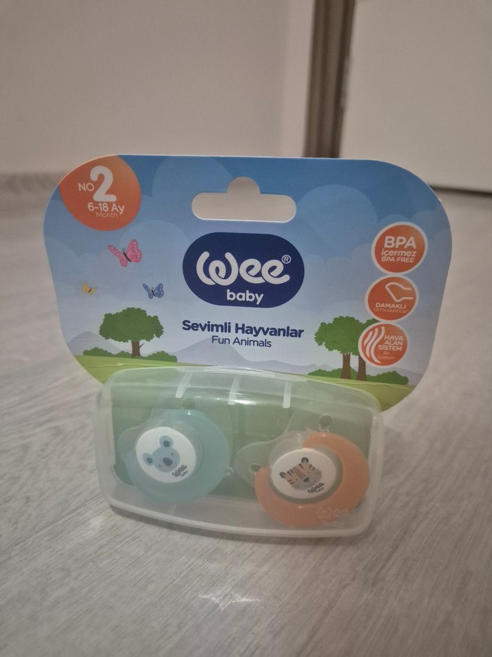 Wee Baby Sevimli Hayvanlar Emzik Seti 6-18 Ay - Görsel 2