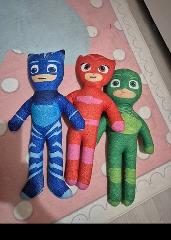 pijamaskeliler oyuncak  baykuş kız kedi cocuk kertenkele cocuk - Görsel 2