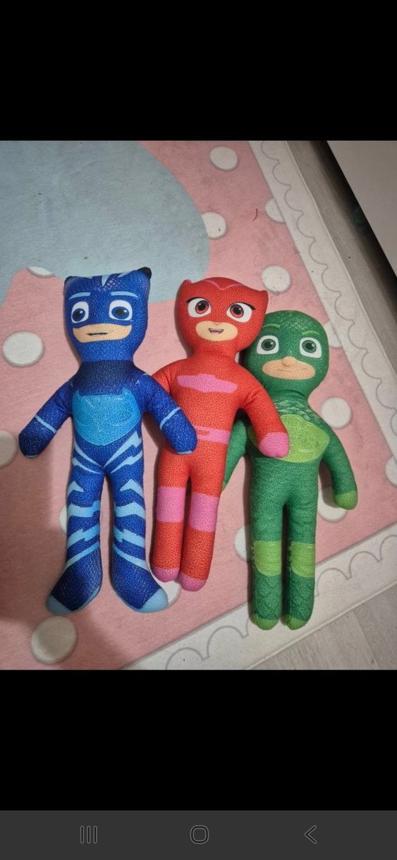 pijamaskeliler oyuncak  baykuş kız kedi cocuk kertenkele cocuk - Görsel 2