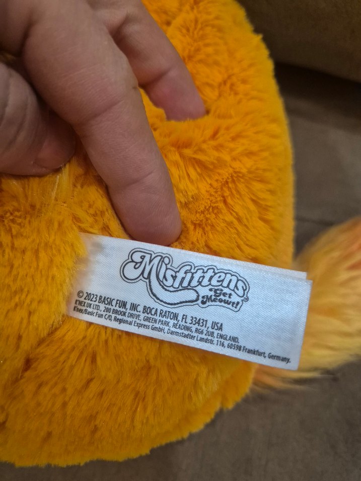 Parlak Sarı Misfittens Peluş Oyuncak - Görsel 2