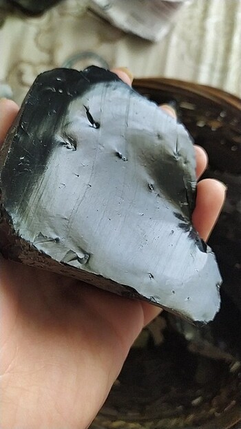 Obsidyen doğal taş 