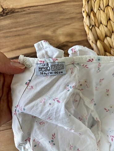 12-18 Ay Beden mavi Renk Kız bebek takım
