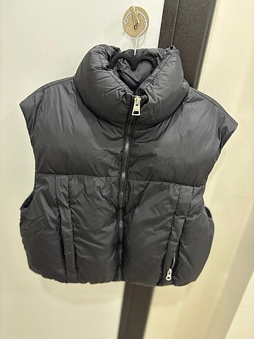 Bershka Bershka crop şişme yelek