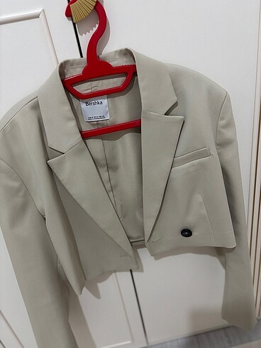 Bershka crop blazer ceket