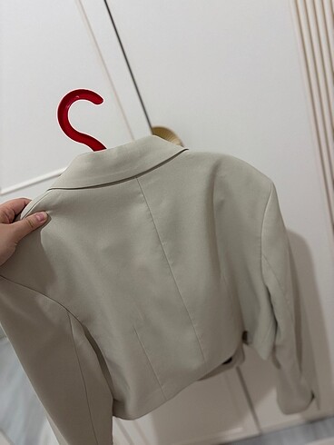 m Beden Bershka crop blazer ceket