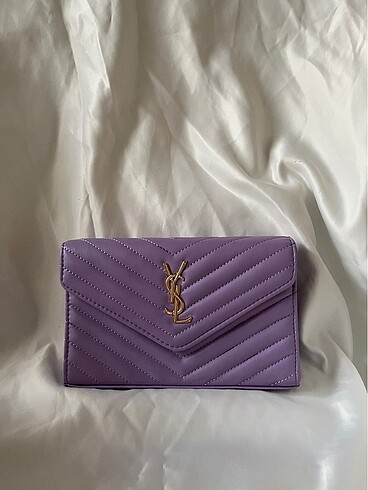 Yves Saint Laurent Ysl lila çanta