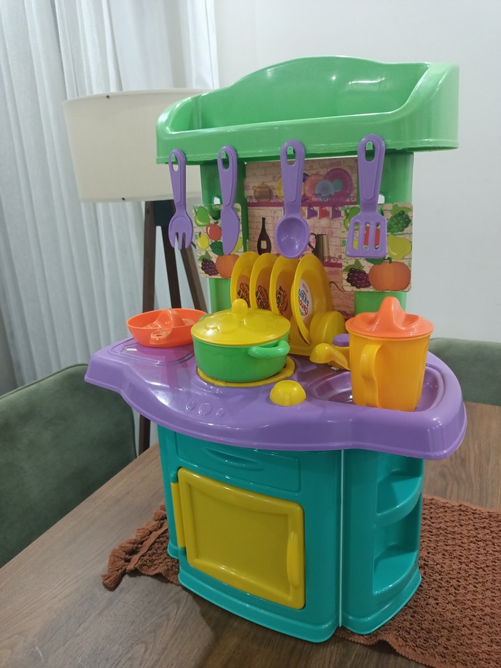Renkli Oyuncak Mutfak Seti - Görsel 3