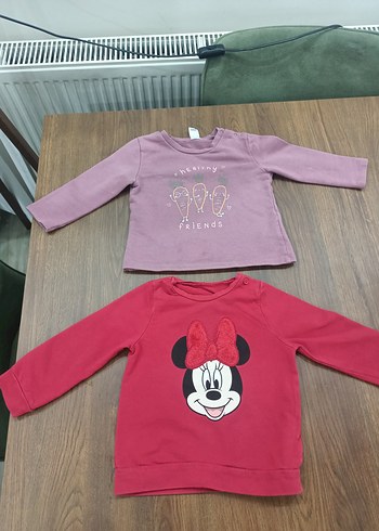 Kız Çocuk Uzun Kollu Sweatshirt Seti - Görsel 2