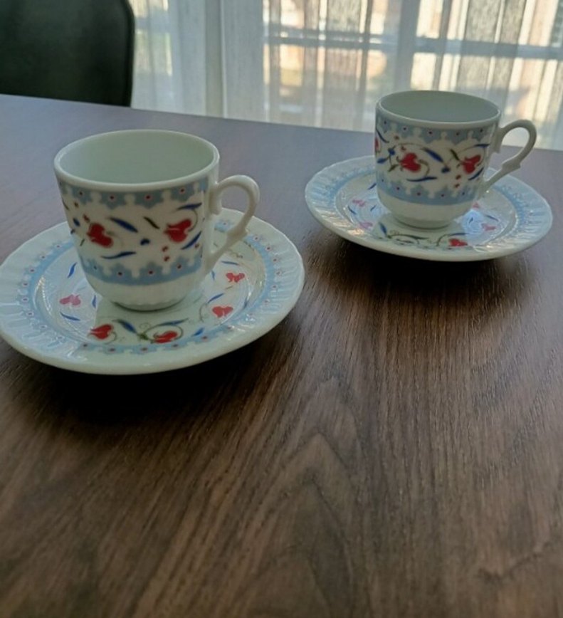 iki kişilik kahve fincanı - Görsel 2