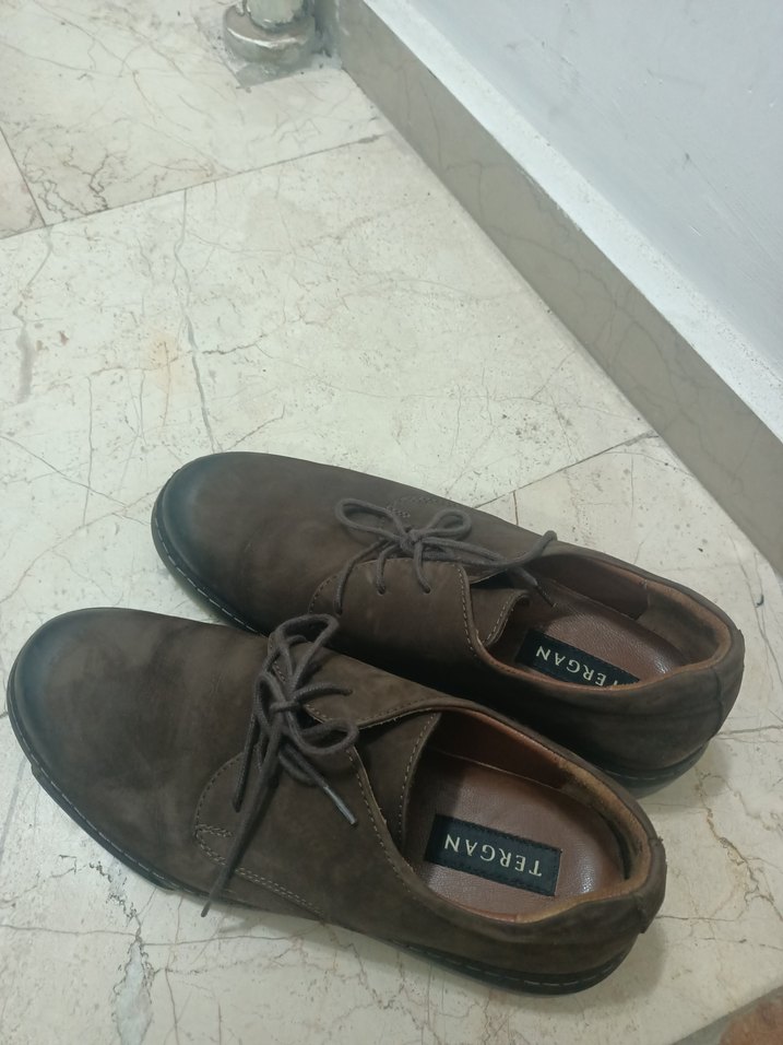 Kahverengi Süet Erkek Klasik Ayakkabı - Görsel 4