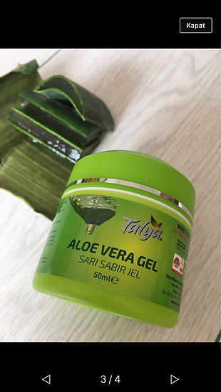 Talya aloe Vera jel(Sarı sabır jeli)