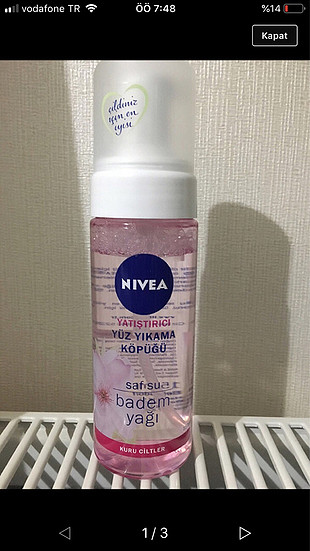 Nivea yatıştırıcı yüz yıkama köpüğü