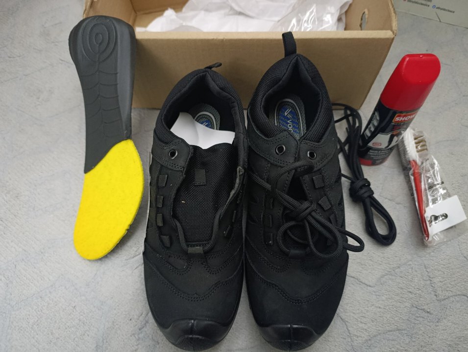 Erkek Siyah Spor Outdoor Ayakkabı Velcro - Görsel 2