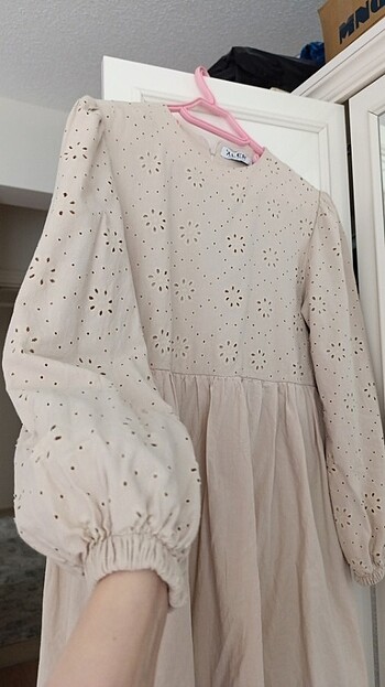 Keten elbise - Görsel 2