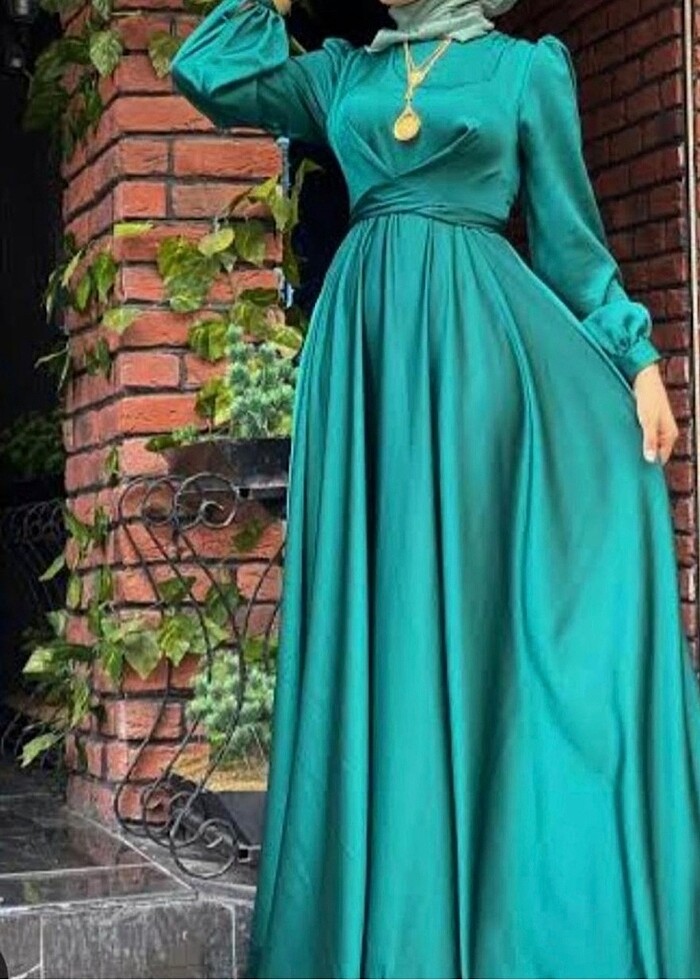 Yeşil abiye - Görsel 2