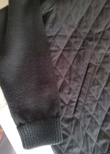 Siyah Fermuarlı Dik Yaka Erkek Mont - Görsel 4