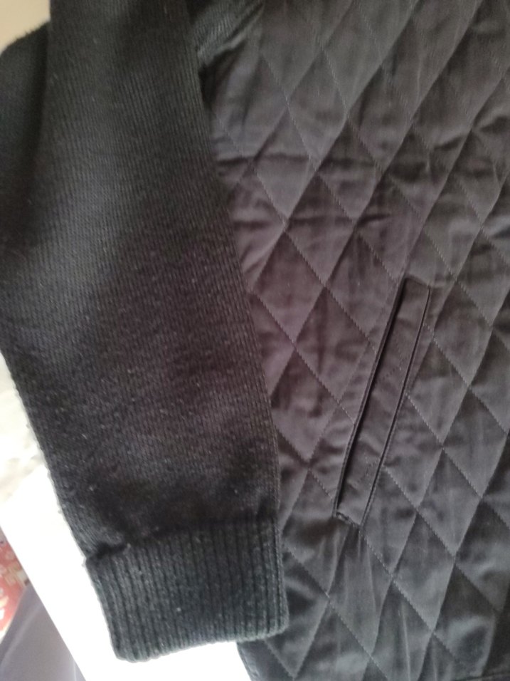 Siyah Fermuarlı Dik Yaka Erkek Mont - Görsel 4