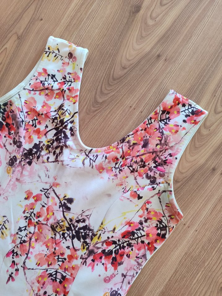 Pastel Renkli Bohem Kısa Elbise - Görsel 2