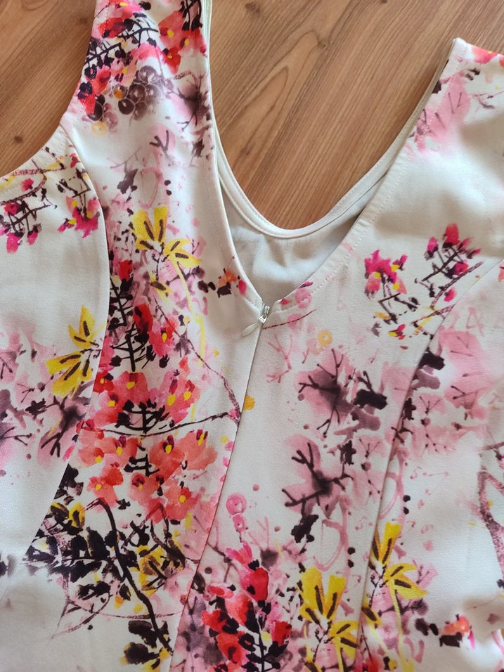 Pastel Renkli Bohem Kısa Elbise - Görsel 3