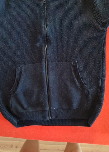 Siyah Fermuarlı Erkek Çocuk Sweatshirt - Görsel 3