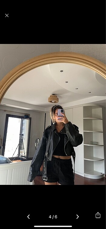 xxl Beden siyah Renk Zara Biker Deri Ceket