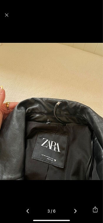 xxl Beden Zara Biker Deri Ceket