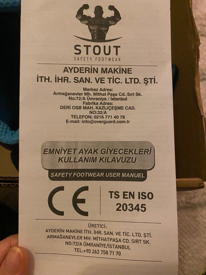 Mavi Erkek Spor Bot stout - Görsel 4