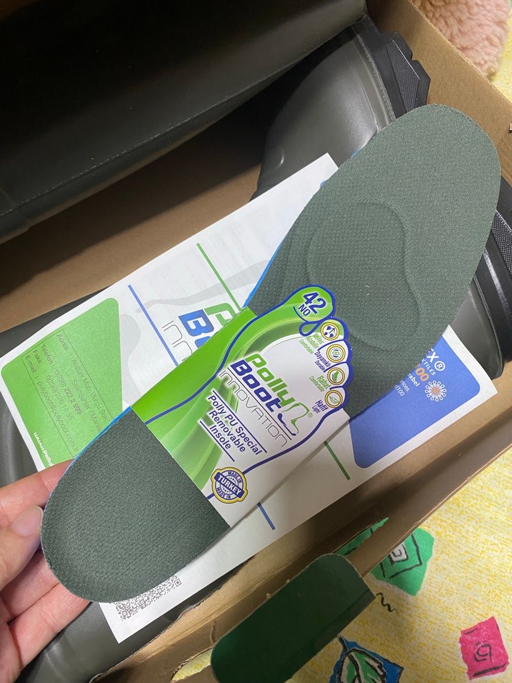 Haki yeşil Erkek Diz Boyu Lastik Çizme - Görsel 3