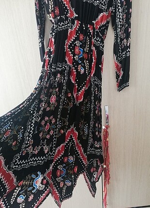 m Beden Çok güzel bohem vintage elbise