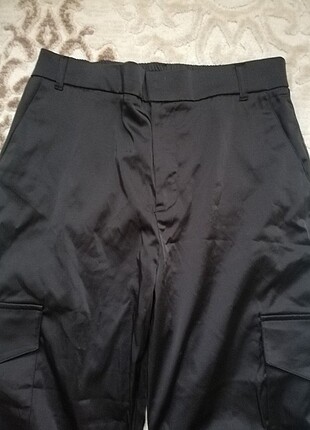 LC Waikiki Deri görünümlü parlak jogger pantolon