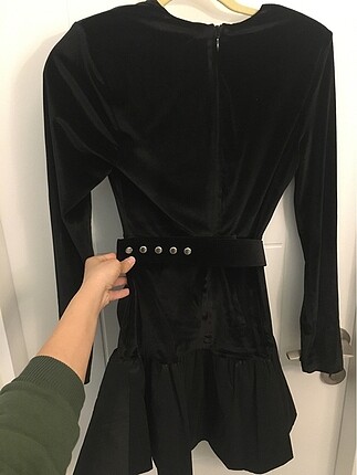 38 Beden siyah Renk Mini elbise
