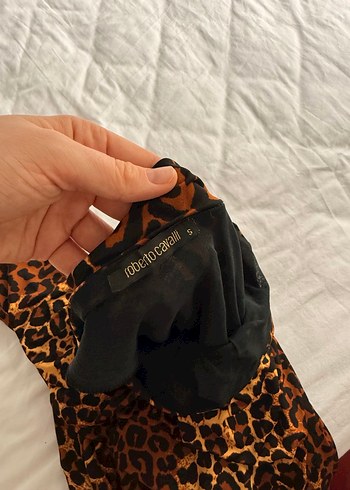 Leopar Desenli Rahat Midi Kadın Sabahlık - Görsel 4