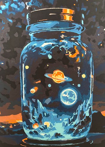 Koyu Mavi Gezegen Tablo - Görsel 2