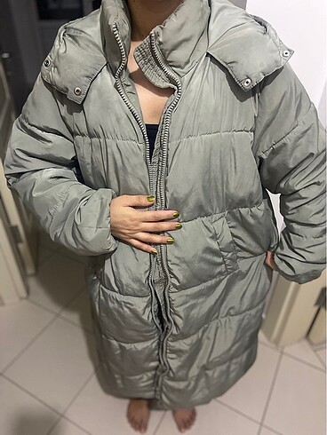 Şişme uzun mont