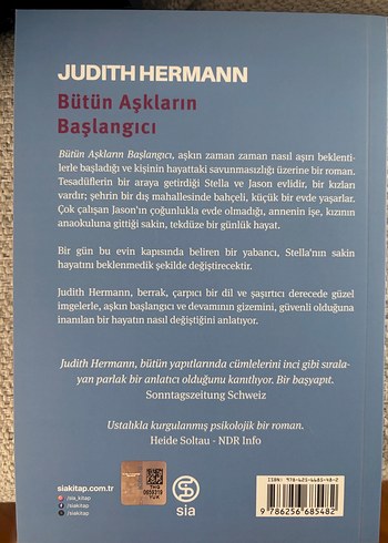 Bütün Aşkların Başlangıcı - Judith Hermann - Görsel 2