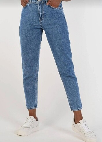 Yüksek bel mom jeans 