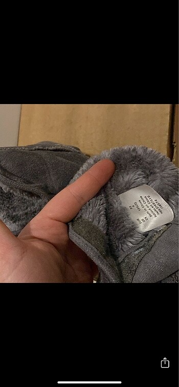 22 Beden H&M marka içi tüylü bot