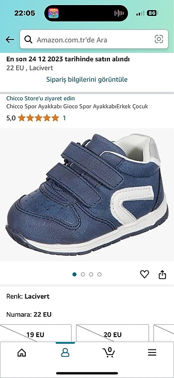 Chicco Spor Ayakkabı Gioco Spor AyakkabıErkek Çocuk - Görsel 5