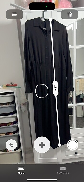 H&M pamuk elbise siyah - Görsel 4