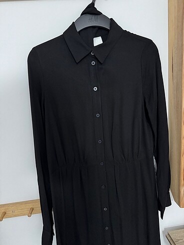 H&M pamuk elbise siyah - Görsel 12