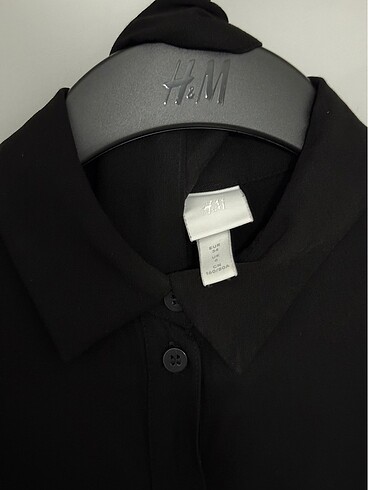 H&M pamuk elbise siyah - Görsel 13