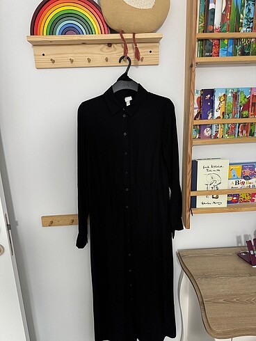 H&M pamuk elbise siyah - Görsel 15