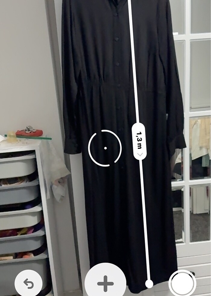 H&M pamuk elbise siyah - Görsel 4